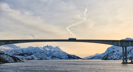 The beautiful landscape of Norway