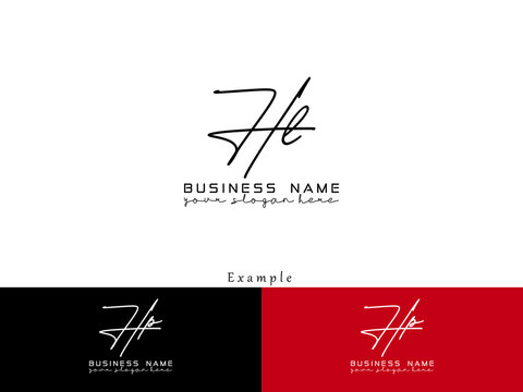 Signature HL Logo, Letter Hl h&l Logo Letter Vector Image Design For Business or Brand