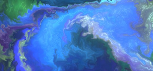 Mixture of colors creating waves and swirls. For posters, other printed materials.