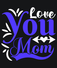 Mother's Day T-shirt Design Vector