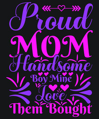 Mother's Day T-shirt Design Vector