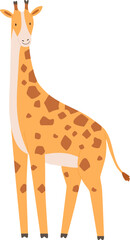 Cute Giraffe Childish Cartoon Illustration © Good Studio
