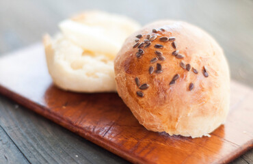 Baking bun for breakfast