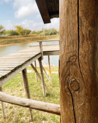 Fototapeta premium bridge near river