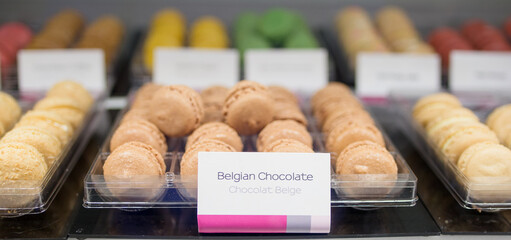 A macaron or French macaroon is a sweet meringue-based confection made with egg white, icing sugar, granulated sugar, almond meal, and food coloring.