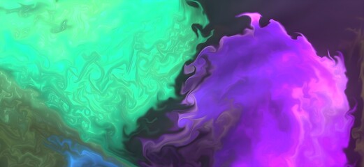 Natural luxury abstract fluid art painting in alcohol ink technique.