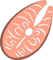 Salmon Cartoon Illustration