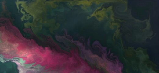 Natural luxury abstract fluid art painting in alcohol ink technique.