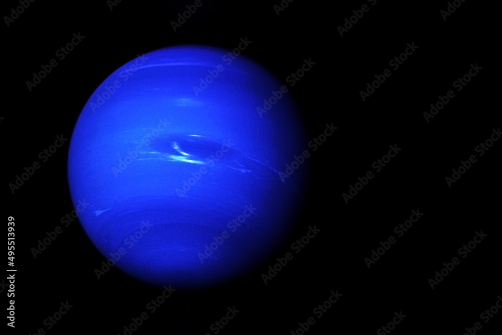 Canvas Prints planet neptune on a dark background. elements of this image furnished by nasa