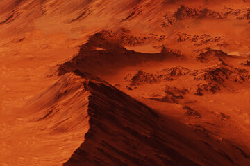 Martian surface. Elements of this image furnished by NASA © Artsiom P