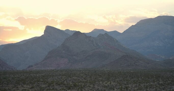 Red Rock Mountains Time Lapse