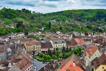 Sighisoara Fortress, seen from the clock tower 39