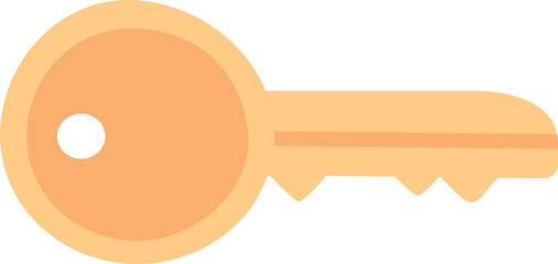 Key Icon Cartoon Illustration