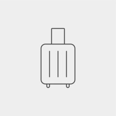 Suitcase vector icon sign symbol