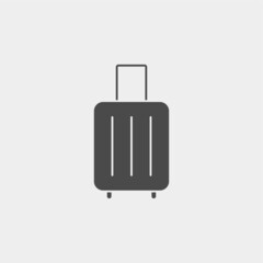 Suitcase vector icon sign symbol