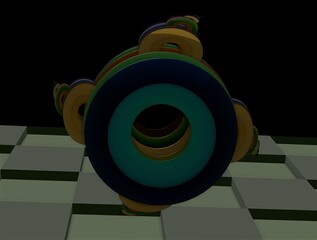 Imaginatory fractal abstract background Image