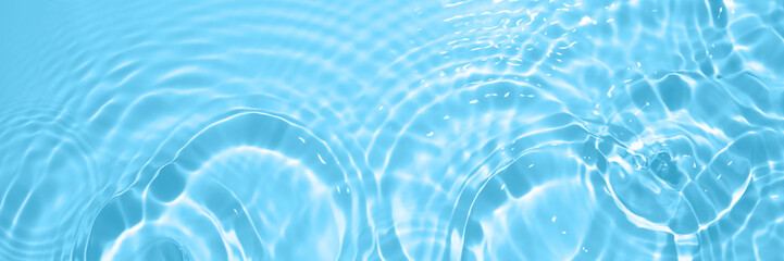 Summer blue rippled water background