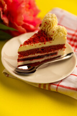 sugar temptation with a delicious red velvet cake