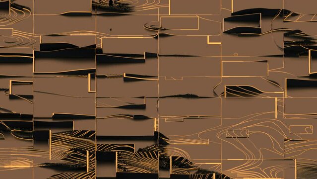 Video Background 2601: Abstract generative art background.