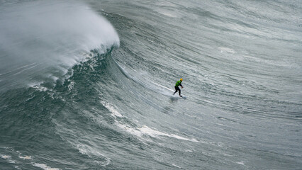 Surfing in the waves