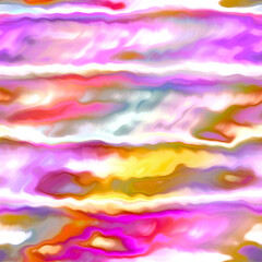 Bright marbled painterly abstract beach wear pattern. Seamless summer fashion organic clothing fluid ink design swatch. 