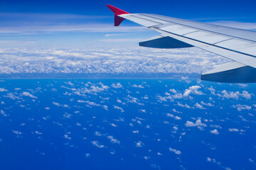 view from airplane window