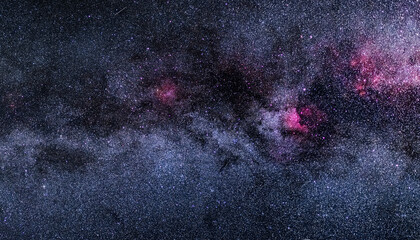 Cygnus nebula. The Milky way. Landscape with Milky way galaxy. Night sky with stars. Cygnus Loop. Cygnus constellation. Andromeda galaxy