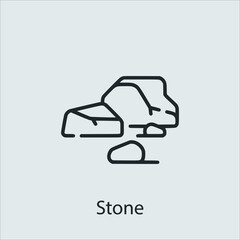 icon vector icon.Editable stroke.linear style sign for use web design and mobile apps,logo.Symbol illustration.Pixel vector graphics - Vector