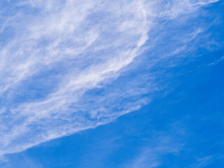 Thinly laced clouds with blue sky s