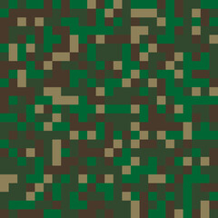 Camouflage concept, camouflage colors in 8 bit measurements