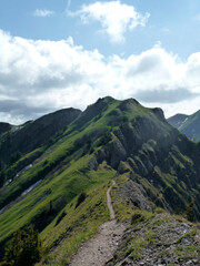 Panorama hiking tour Nagelfluhkette, Bavaria, Germany