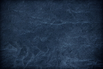 Blue texture dark slate background. Stone surface background
