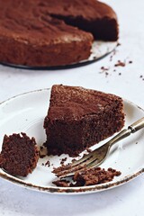 Flourless chocolate cake, gluten-free chocolate cake