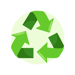 Obraz premium Symbol, sign or logo of the World Waste Recycling Day on a white background. zero waste