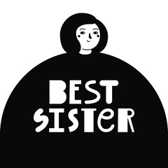 Friendship day, students, sister, teenager concept. Team young, lovely, beautiful friends woman smiling lying on their back. Simple flat vector