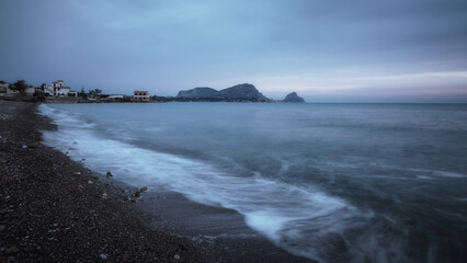 Sicilian Coastal Seascape Landscape in Italy Europe
