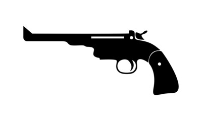 handgun weapon vector