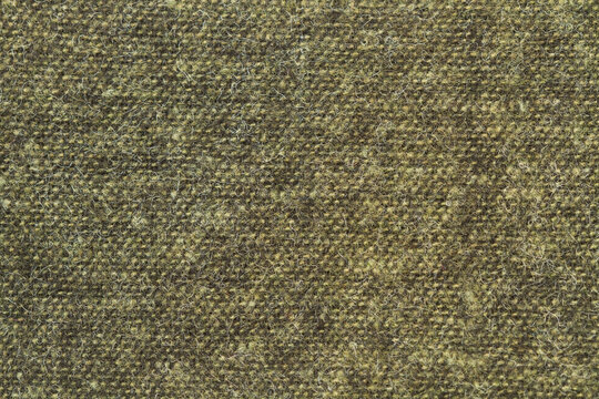 Textura fondo de lana verde. Vista superior y de cerca. Macro