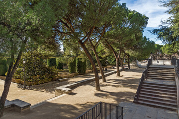 laza de Oriente in City of Madrid, Spain