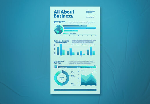 Minimalist Business Infographic Layout