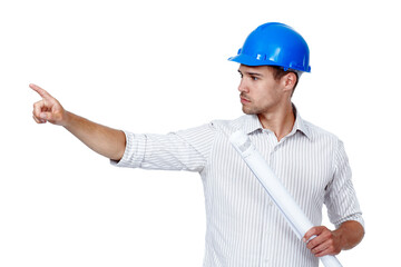 Its all about confidence. Shot of a young man posing against a white background.