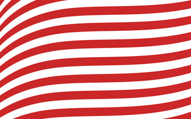 Obraz premium Wave abstract pattern vector. Simple and clean wave shape pattern background.