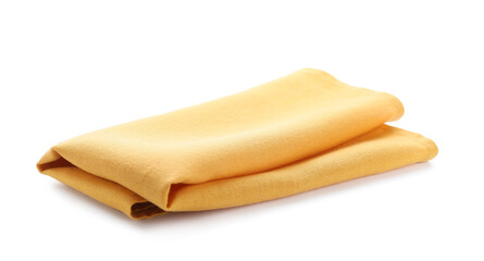 Clean napkin isolated on white