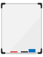 ホワイトボードの背景　縦位置