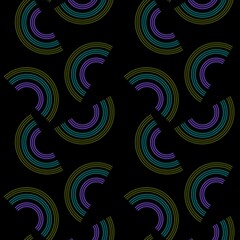 Rainbow seamless pattern for fabrics and textiles and packaging and gifts and cards and linens and kids