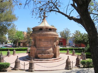 traditional water tower in San Luis Potosi, Mexico