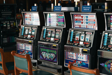 Old casino slot machine