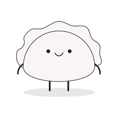 illustration with cartoon weirdo. Comic illustration. Vector illustration. stock image. 