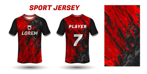 sport jersey design fabric textile template