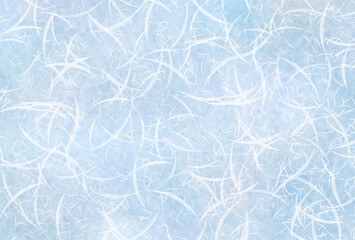 和紙　青　模様　背景